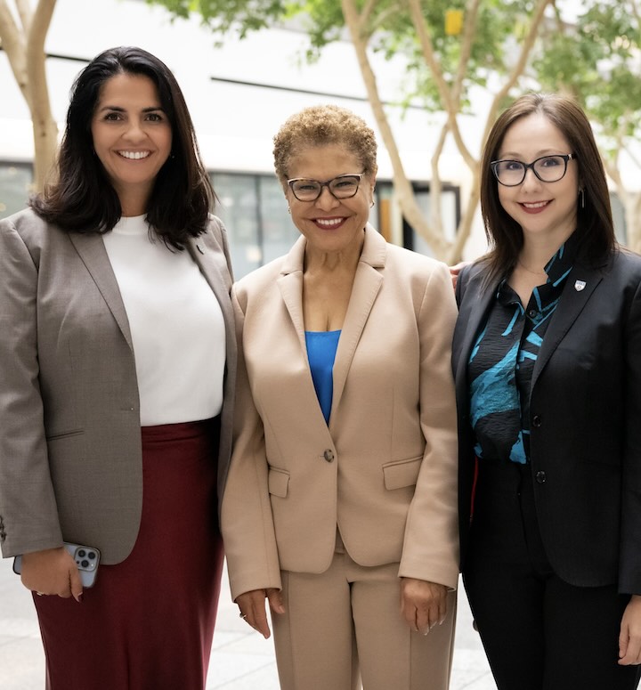 External Relations team with Mayor Karen Bass